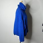 ZARA Royal Blue Oversize Turtleneck Sweater Photo 4