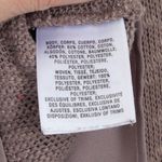 Deletta Anthropologie  Nubby Circle Long‎ Sleeve Sweater Tan Womens Size Small Photo 7