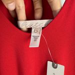 Anthropologie NWT Hutch Flare Front-Slit Jumpsuit Red Size 6 Photo 6