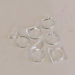 Handmade Fashion Bird in Flight Ring, Clear Custom Silhouette Photo 7