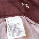 American Eagle Super Stretch Women’s Burgundy AEO Twill Midi Shorts 4 Photo 7