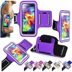 iPhone/Galaxy Sport Gym Exercise Armband Purple Photo 6