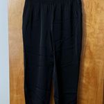 Milly x Revolve Harriet Viscose Crepe Pants Black NWT Designer Large MSRP $275 Photo 0