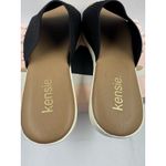 Kensie Women's Knit Slip On Small Platform Sandals Black Size 10 New Photo 4