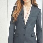 Theory Wool Gray Two-Button Blazer Photo 0