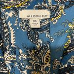 Allison Joy  Blue Paisley Blouse  Photo 5