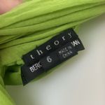 Theory  wrap around Green Women's silk cotton Skirt Photo 3