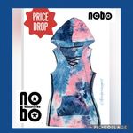 No Boundaries Sleeveless Tie-Dye Hooded Tunic dress mini large Photo 1