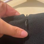 Eliza J Womens New  Navy Cropped Jumpsuit with White Accents Photo 7