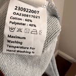 Commense Cropped Sweatshirt Raw Hem Long Sleeve Pullover‎ Comfy Top Size XS NWT Gray Photo 5