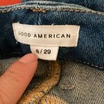 Good American Medium Blue Cropped Jeans Size 8/29 Photo 2