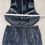 Revolve NBD x  Charlie Gunmetal Sleeveless Cutout Mini Dress Size XL Photo 6