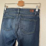 Paige  Verdugo Womens Dark Wash Ankle Skinny Jeans Size 27 Raw Hem Stretch Photo 4