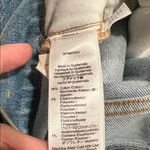 Madewell  mom jeans Light Blue‎ High Rise Distressed Jeans 30T Photo 6