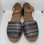 Toni Pons Elgin Espadrille Sandals Peep Toe Slingback Women’s EU 38 US 7.5 Blue Photo 3