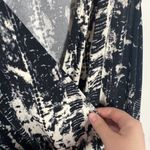 Evereve Peyton Jensen Ludlow surplice knit jumsuit in black and off white tie dye size S Photo 5