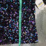 Free People NWT  Intimately Black Tie Strap Sequin Cami Top Sz M Medium Rtl $68 Photo 6