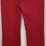 Escada Red Straight Leg Pants Stretchy Jeans 4 Photo 6