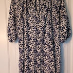 AQUA Stylish Blue Print Women's Top Photo 0