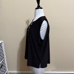 89th and Madison Women’s sleeveless shirt. Worn once. 1/4 Zipper front detail.  Photo 3
