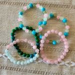 💗Rose Quartz Crystal Bracelet💗 ~8mm Photo 10