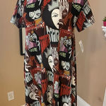LuLaRoe NWT Disney Villans dress Evil Queen split personality Disney xxs Carly Photo 0