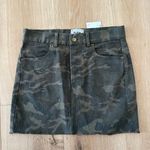 NWT Camo Mini Skirt Green Photo 0