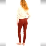 NWT High Rise Skinny Pants Brown Size 8P Photo 2