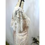 Mac Duggal Floral Embroidered Sheer Mesh Dress Blush 12 Photo 13