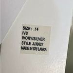 Julia Jordan  Women's Ivory Sequin Fit & Flare Velvet Sheath Dress Size 14 Photo 13