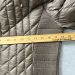 Bernardo  Primaloft Quilted Puffer Jacket Women's Small Taupe Zip Hooded Coat Photo 7