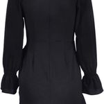 Weepinlee L Womens Long Sleeve Round Neck Ruffles Wrap Dresses Party Dress Dress Photo 1