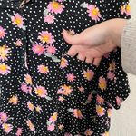 Torrid  Womens Floral Challis Polka Dot Button-Up Blouse Size 3X Photo 5