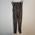 Bel Kazan Pants Snakeskin Print High Photo 6