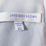 Lavender Brown  100% Silk Mini Dress Photo 2