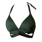 Kona Sol  Bikini Women's Top Green, Size M Photo 0