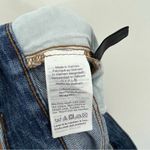 Madewell  Rigid Denim A Line Mini Skirt in Leandra Wash Size 29 Raw Frayed Photo 5