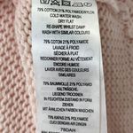 French Connection Ruffle Hem Short Sleeve Sweater Jumper Blush Pink Size Small Photo 15