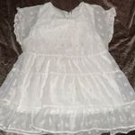 White Ruffled shirt Size M Photo 0