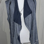 Calvin Klein  Stylish Gray Sleeveless Jacket Photo 0