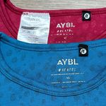 AYBL Two  Evolve‎ Speckle Seamless Crop Training Tanks Link And Blue Size XS Photo 10