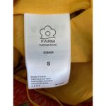 Farm Rio  Macaw Bloom Cropped Pants Yellow Pink Green Size Small Photo 10