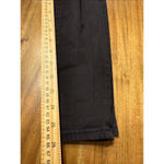 Simple Society  Womens Junior Size 7/28 Black Skinny Distressed Dark Stretch Jean Photo 6