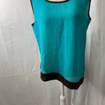 Saddle River Ranch Wear large sheer blouse Blue Photo 2