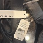 Koral  brand sports bra size small shiny black with blue‎ Photo 2