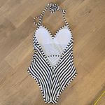 Polo Ralph Lauren belted Striped One Piece swimsuit NWOT White Photo 5