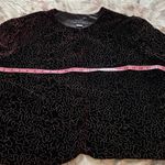 Maggie McNaughton vintage velvet maroon w/gold embroidery button up blazer 24W Red Photo 3