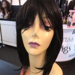 #Human #hair Remy wig Long black BOB Photo 0