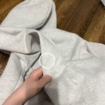 Brandy Melville Light Grey Christy Hoodie Photo 3