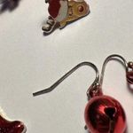 Christmas Holiday Mix Lot Of 5 Pierced Earrings Photo 3